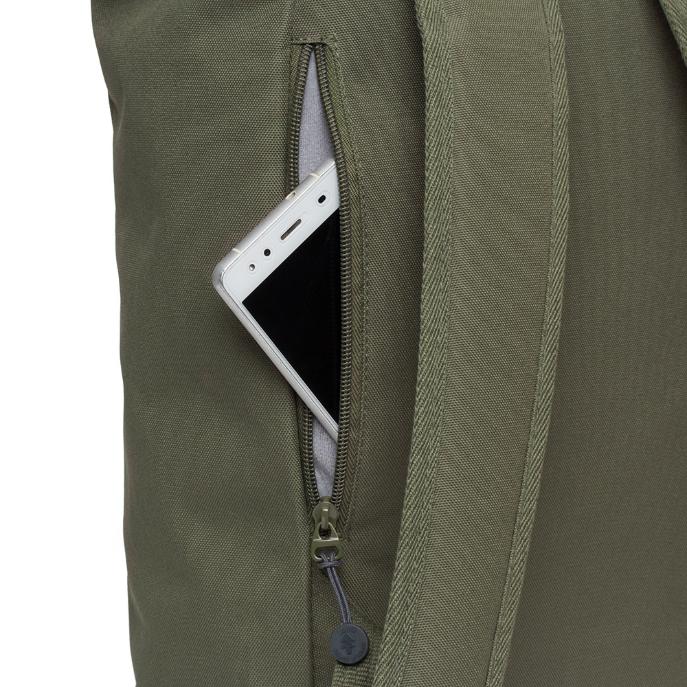 Mochila Rolltop Lefrik 15L - Verde oliva 12