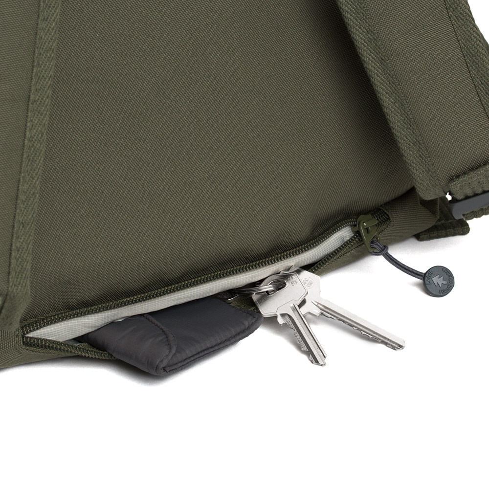 Mochila Rolltop Lefrik 15L - Verde oliva 13