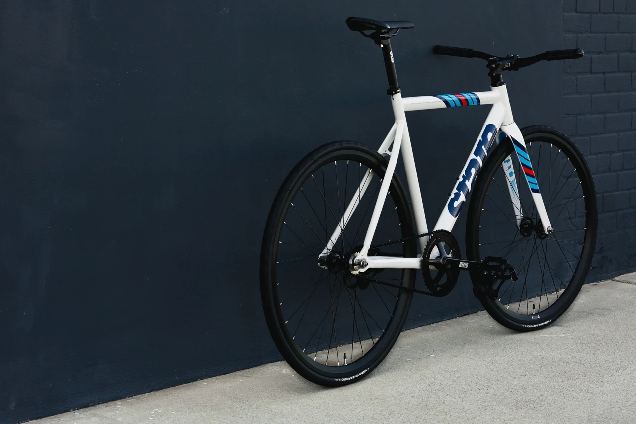 Bicicleta fixie 6061 Black Label V3, Rally Livery - 1 velocidad 5