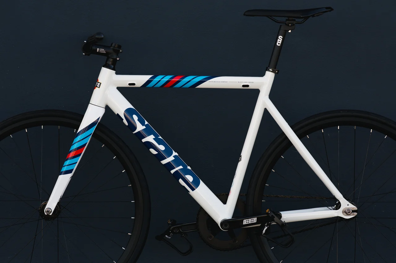 Bicicleta fixie 6061 Black Label V3, Rally Livery - 1 velocidad 6
