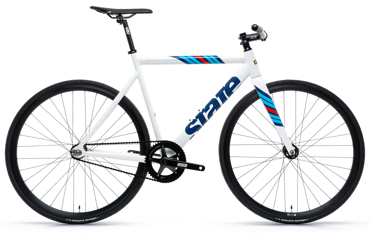 Bicicleta fixie 6061 Black Label V3, Rally Livery - 1 velocidad 1