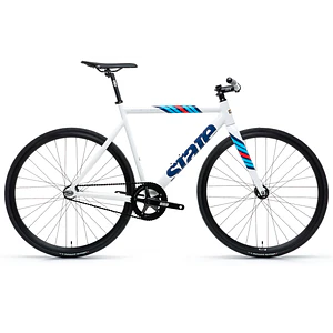 Bicicleta fixie 6061 Black Label V3, Rally Livery - 1 velocidad