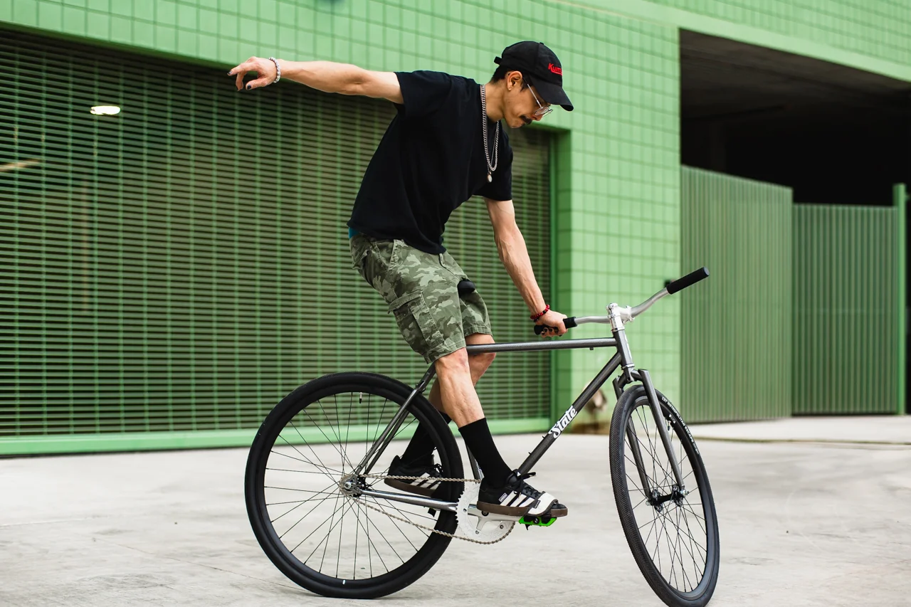 Bicicleta urbana State 4130 Chromoly V3, Hammer - 1 velocidad 24