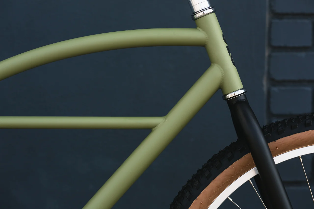 Bicicleta de Paseo Klunker, Matte Olive - 1 velocidad 15