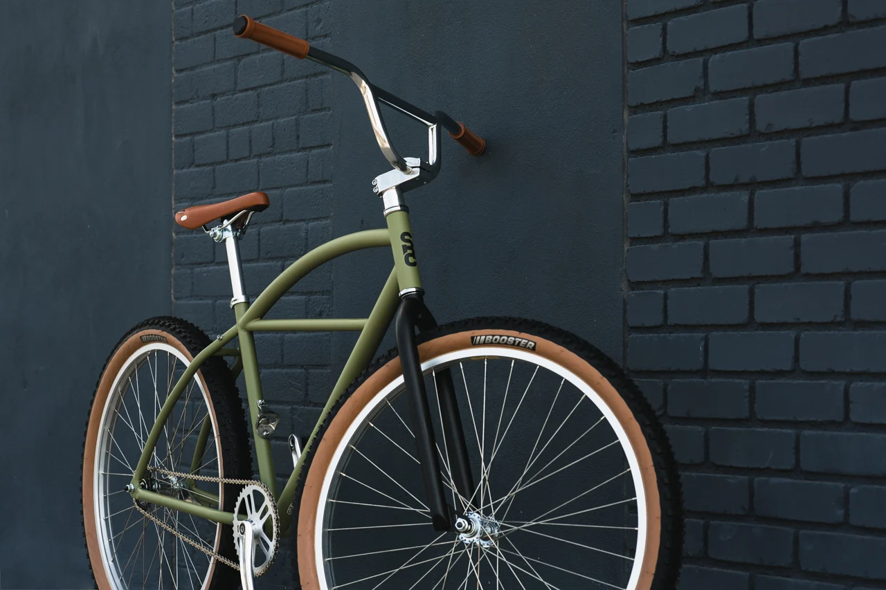Bicicleta de Paseo Klunker, Matte Olive - 1 velocidad 17
