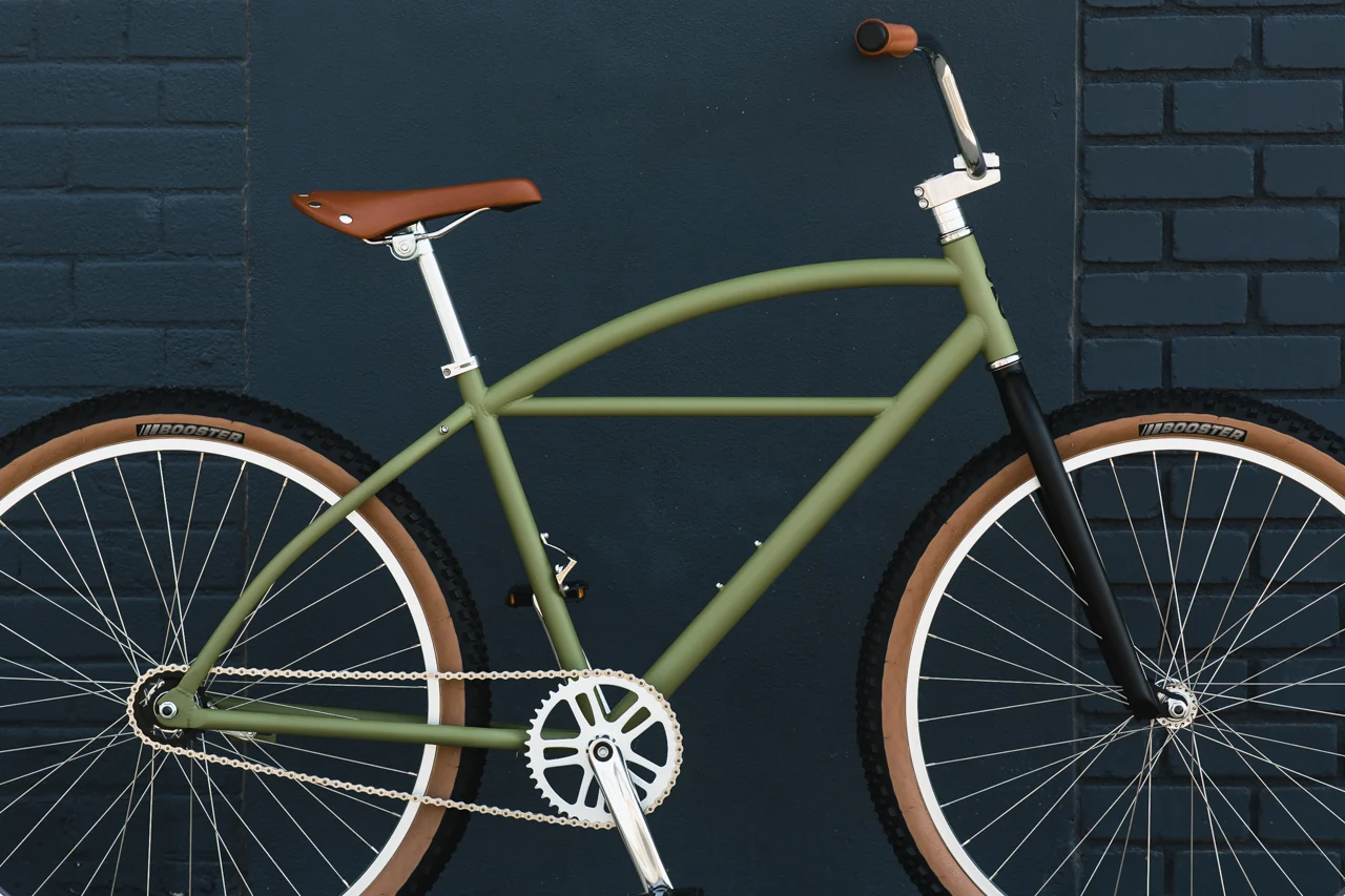 Bicicleta de Paseo Klunker, Matte Olive - 1 velocidad 19