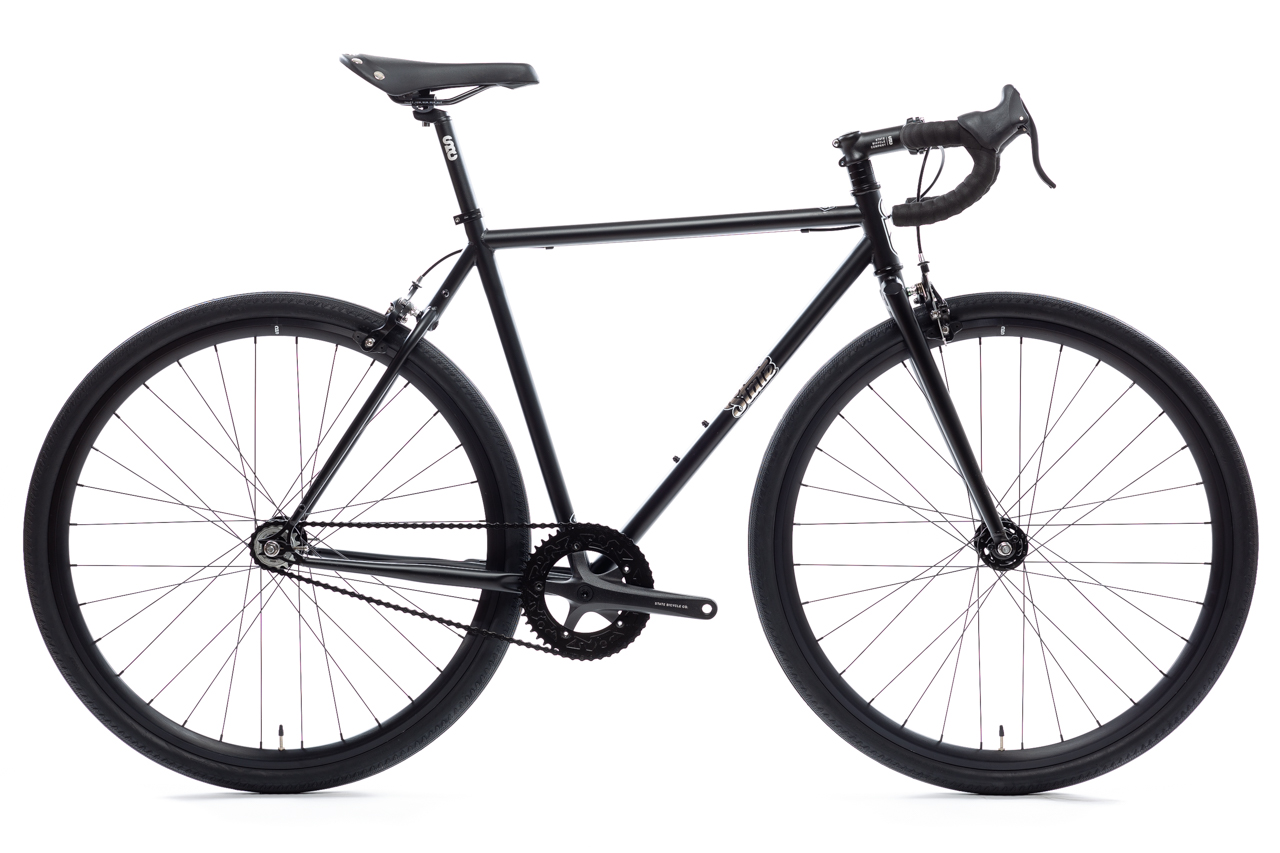 Bicicleta urbana State 4130 Chromoly V3, Black Mirror - 1 velocidad 1