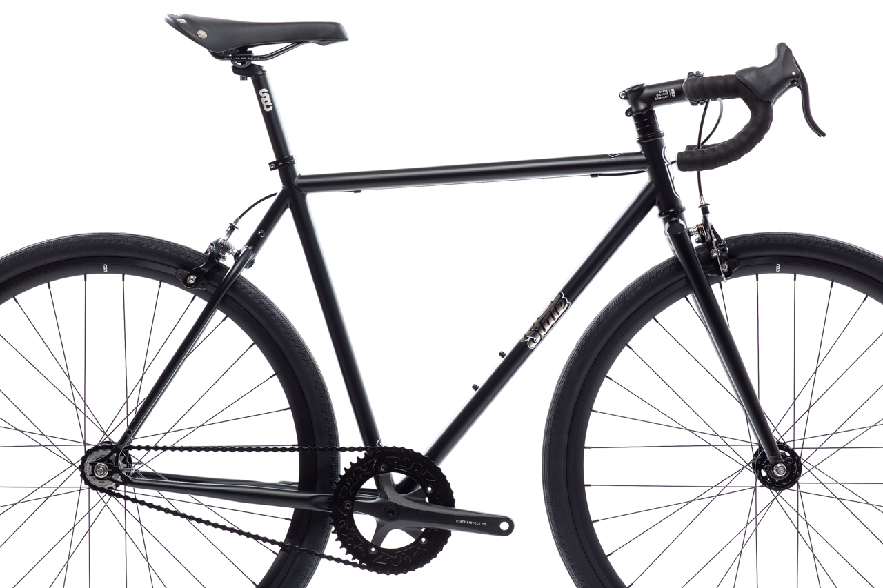 Bicicleta urbana State 4130 Chromoly V3, Black Mirror - 1 velocidad 4