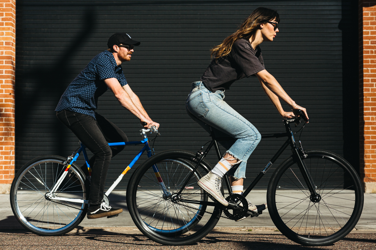 Bicicleta urbana State 4130 Chromoly V3, Black Mirror - 1 velocidad 9