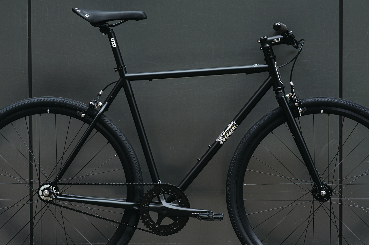 Bicicleta urbana State 4130 Chromoly V3, Black Mirror - 1 velocidad 18