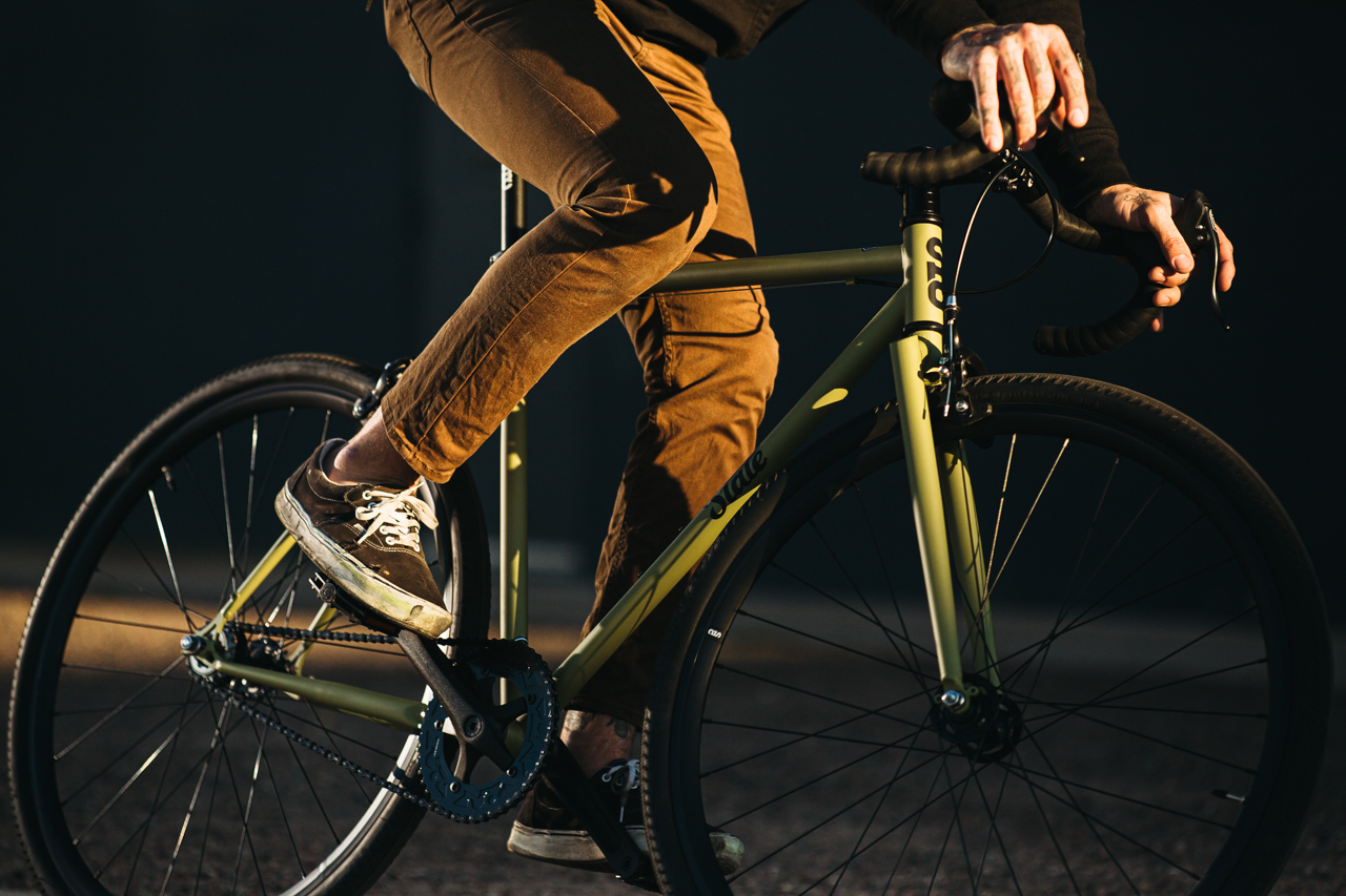 Bicicleta urbana State 4130 Chromoly V3, Matte Olive- 1 velocidad 4