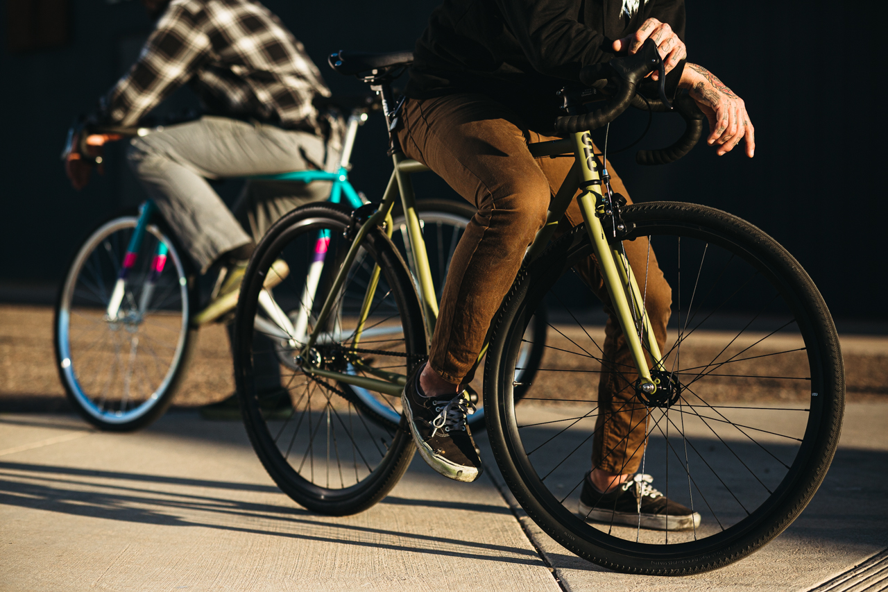 Bicicleta urbana State 4130 Chromoly V3, Matte Olive- 1 velocidad 5