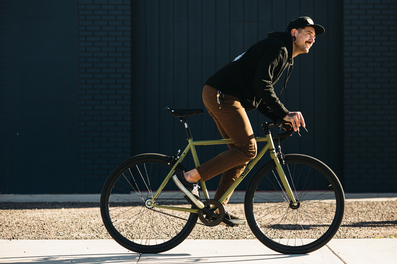 Bicicleta urbana State 4130 Chromoly V3, Matte Olive- 1 velocidad 9