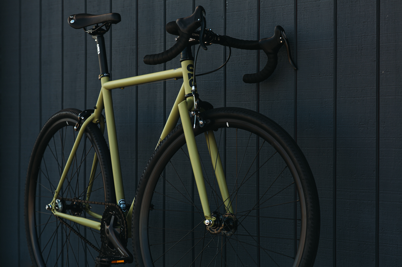 Bicicleta urbana State 4130 Chromoly V3, Matte Olive- 1 velocidad 10