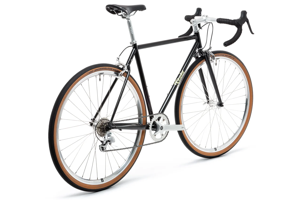 4130 Road v2, Black & Tan- 8 velocidades 6