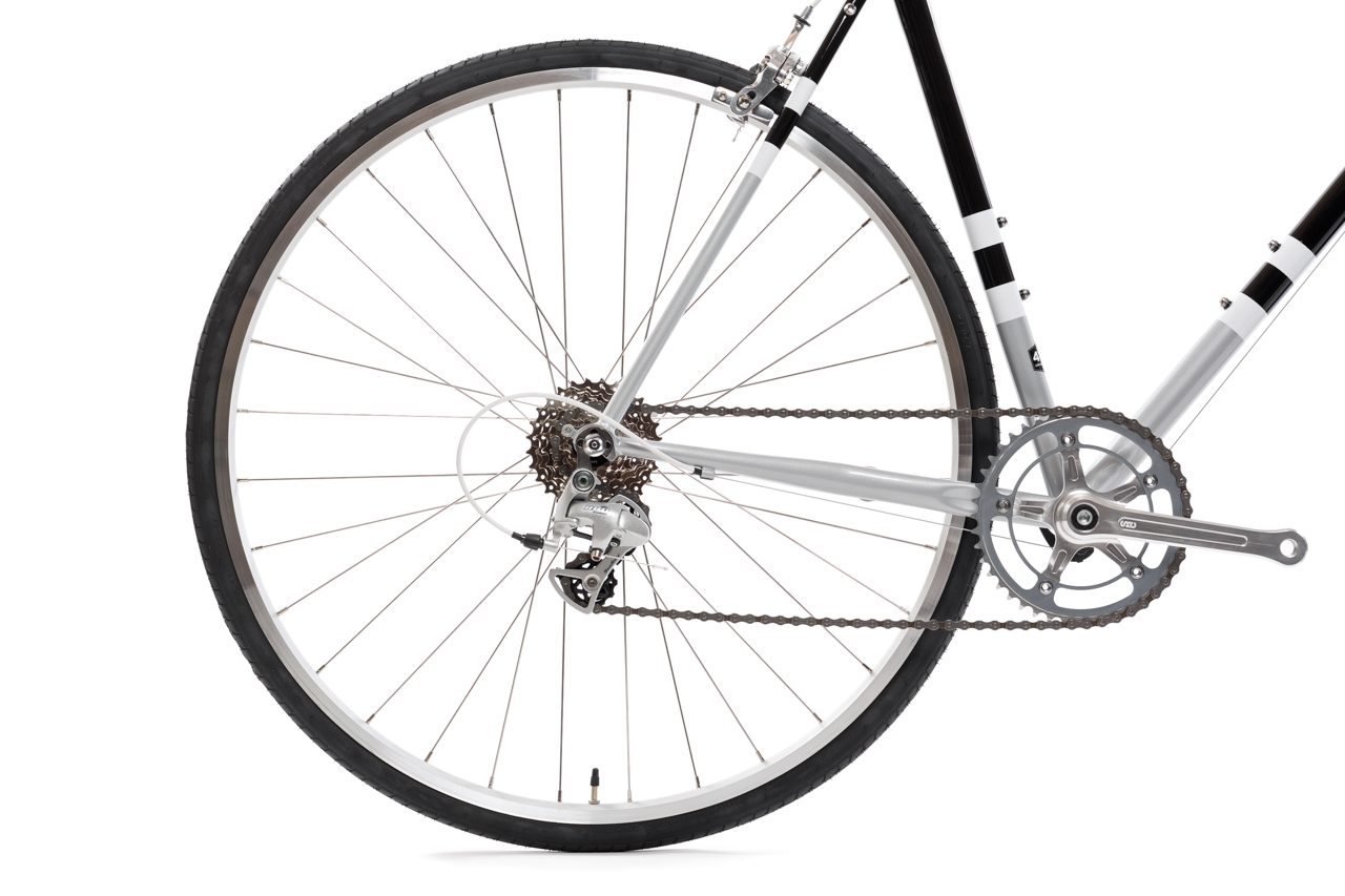 Bicicleta de ruta 4130 Road Black Metalic - 8 velocidades 5