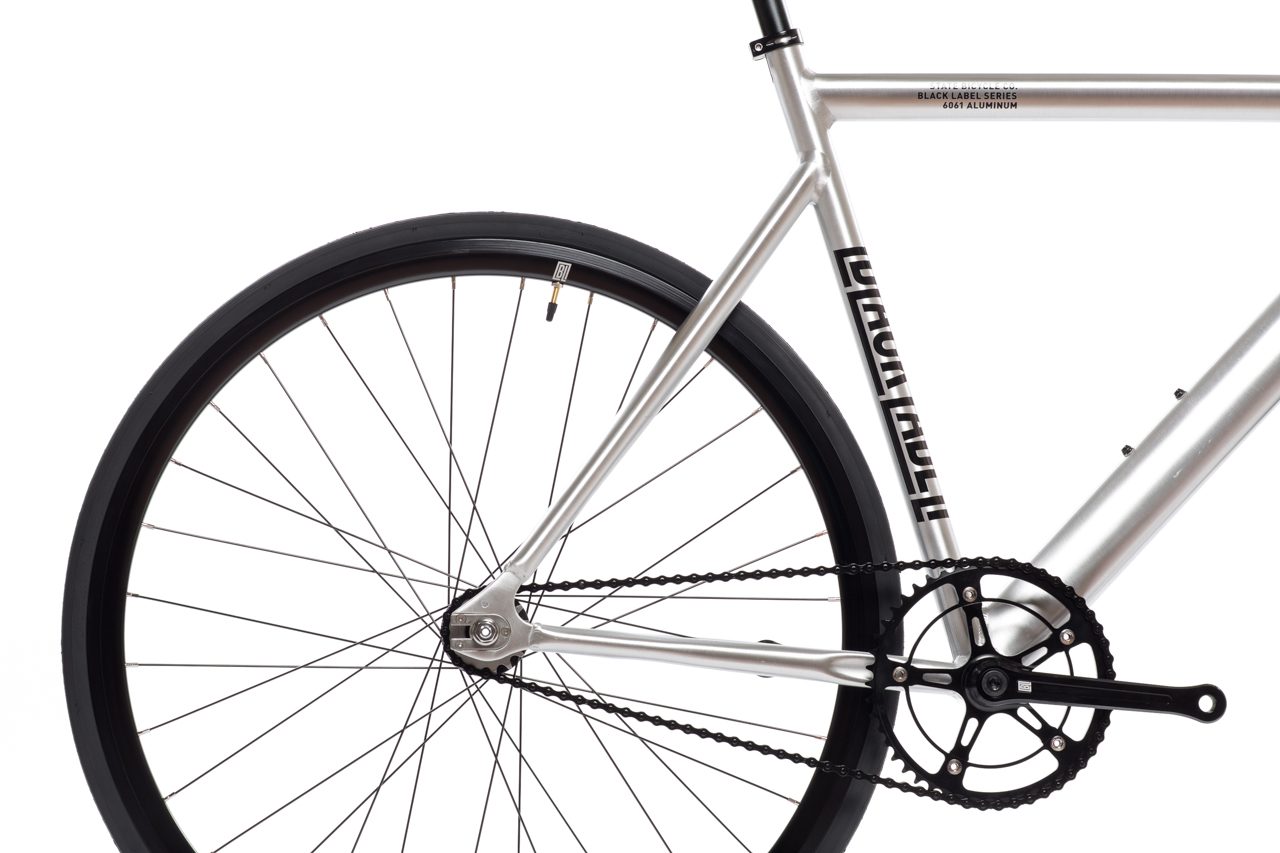 Bicicleta fixie 6061 Black Label Raw - 1 velocidad 6
