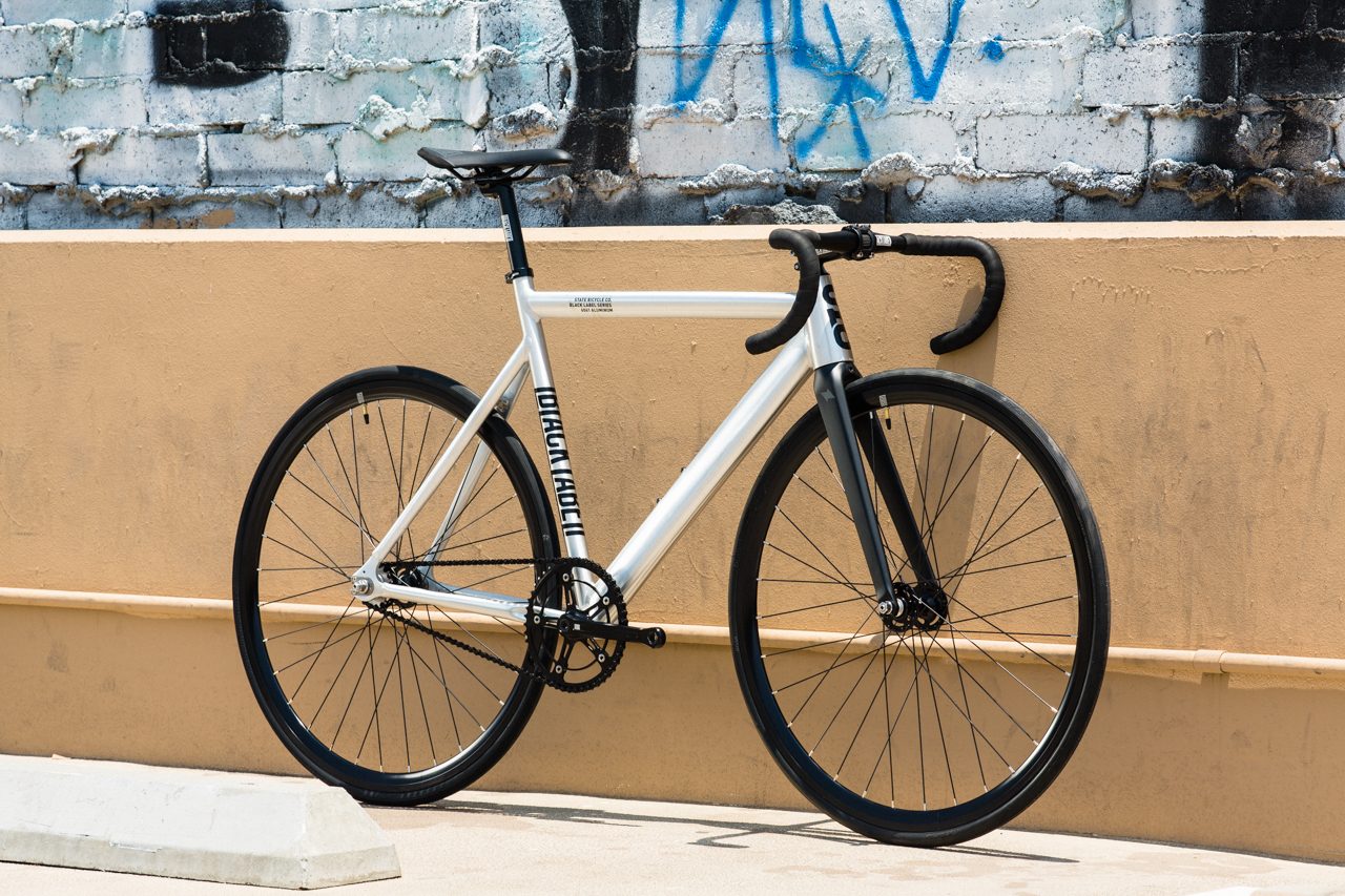 Bicicleta fixie 6061 Black Label Raw - 1 velocidad 7