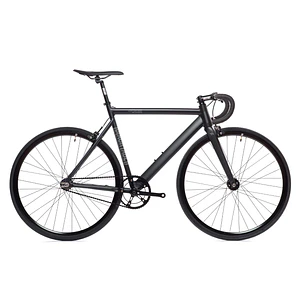 Bicicleta fixie 6061 Black Label Matte Black - 1 velocidad