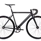 Bicicleta fixie 6061 Black Label Matte Black - 1 velocidad - Miniatura 1