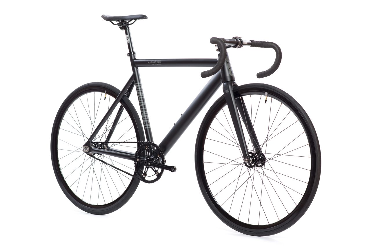 Bicicleta fixie 6061 Black Label Matte Black - 1 velocidad 2