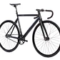 Bicicleta fixie 6061 Black Label Matte Black - 1 velocidad - Miniatura 2