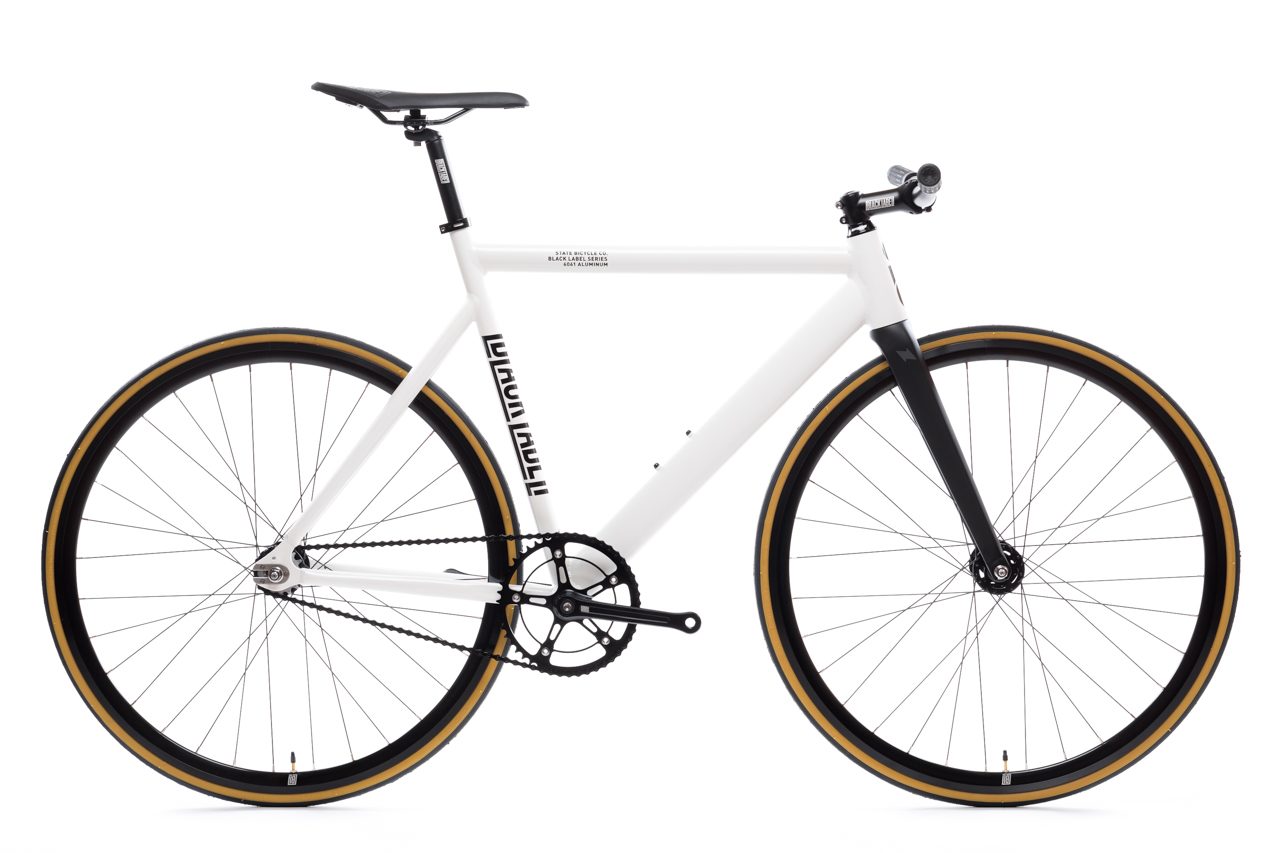 Bicicleta fixie 6061 Black Label Pearl White - 1 velocidad 1
