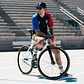 Bicicleta fixie 6061 Black Label Pearl White - 1 velocidad - Miniatura 21