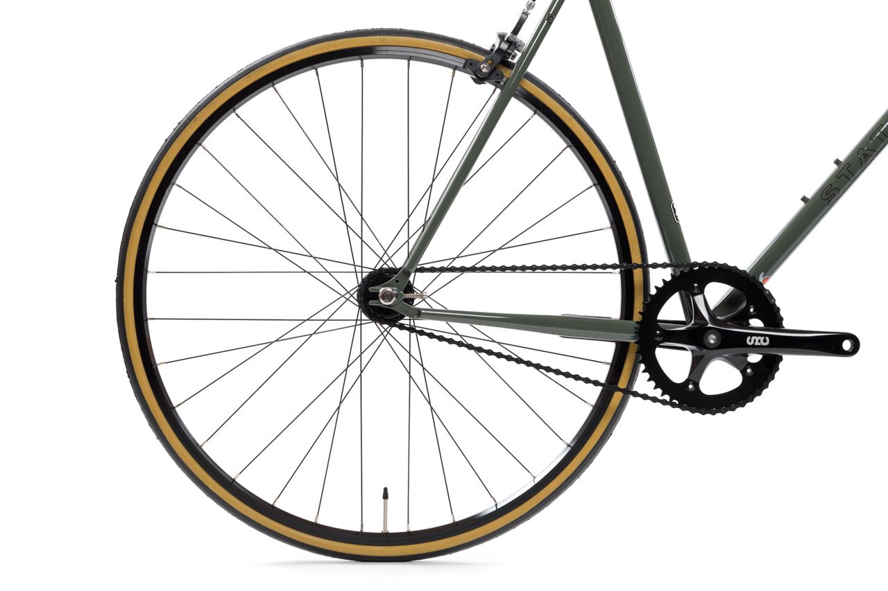 Bicicleta fixie 4130 Chromoly Army - Fijo y libre 5