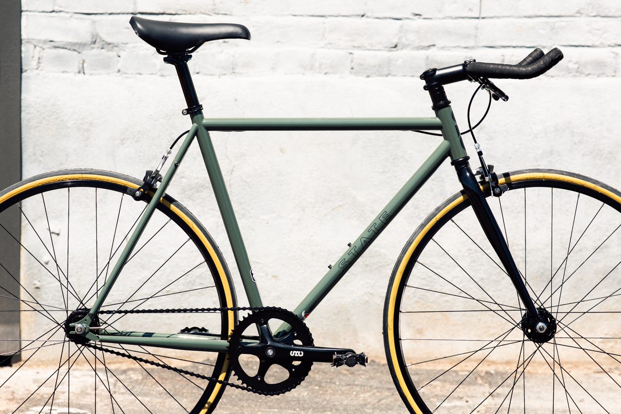 Bicicleta fixie 4130 Chromoly Army - Fijo y libre 8