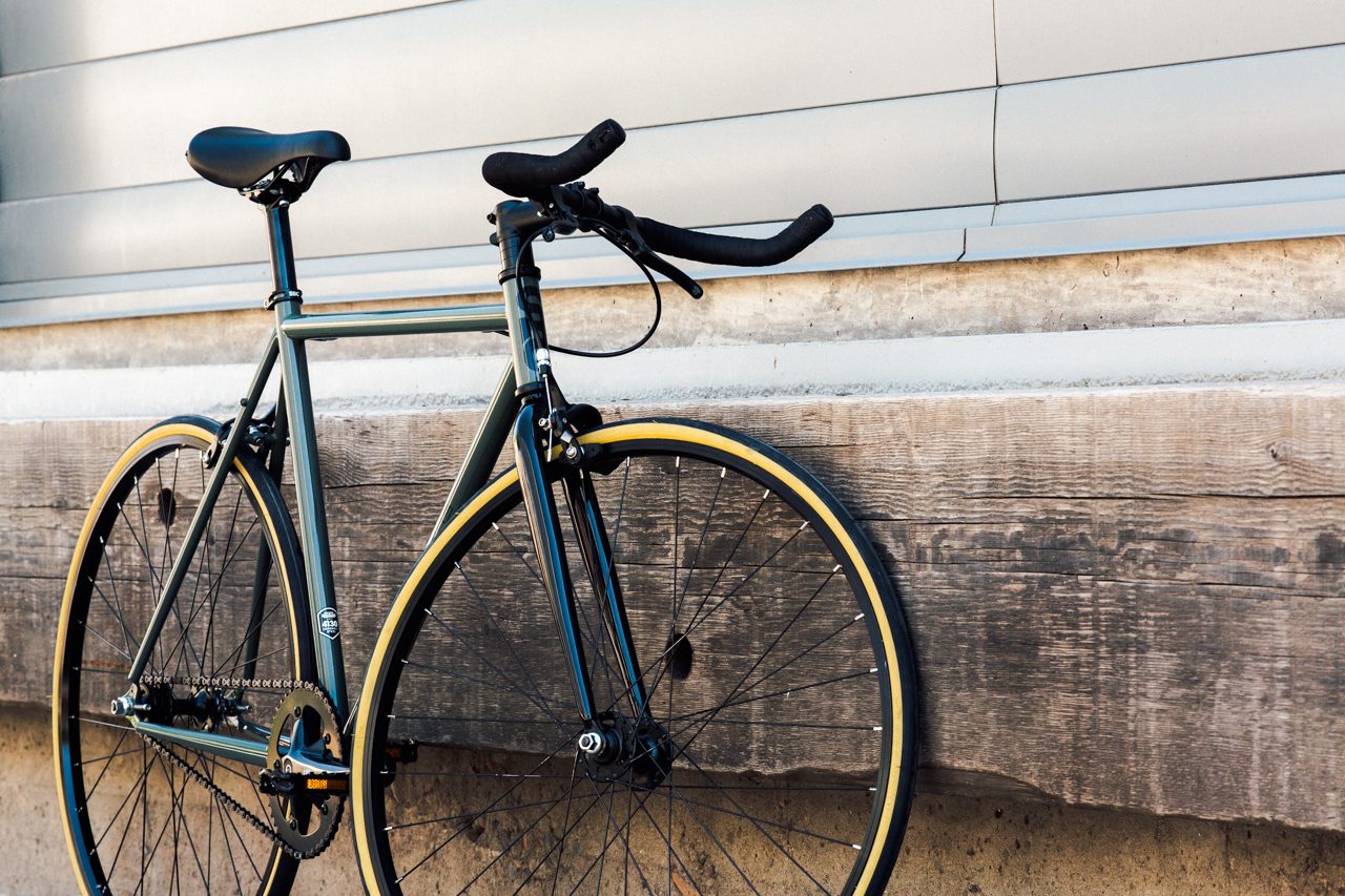 Bicicleta fixie 4130 Chromoly Army - Fijo y libre 9