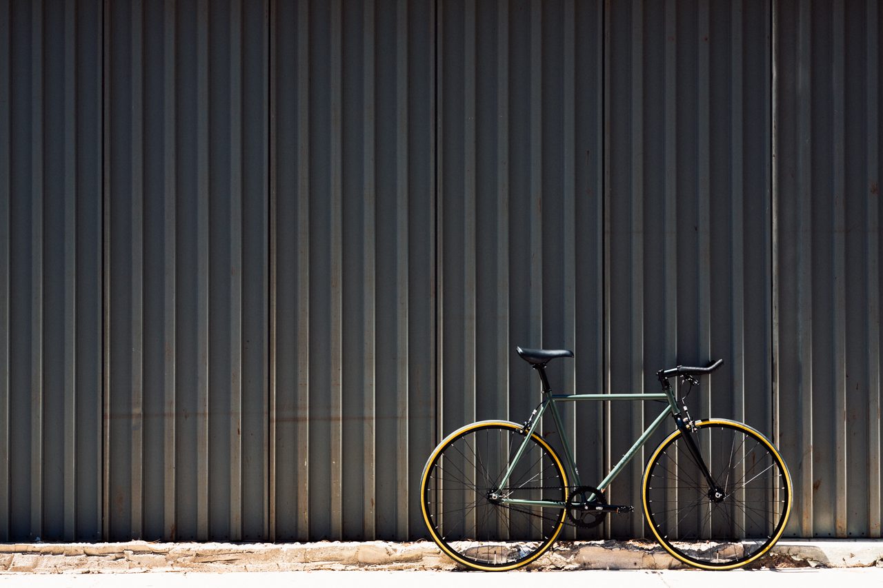 Bicicleta fixie 4130 Chromoly Army - Fijo y libre 12