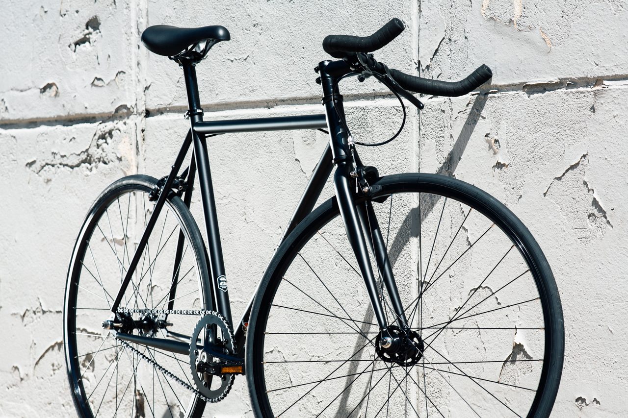 Bicicleta fixie 4130 Chromoly Matte Black - Fijo y libre 7