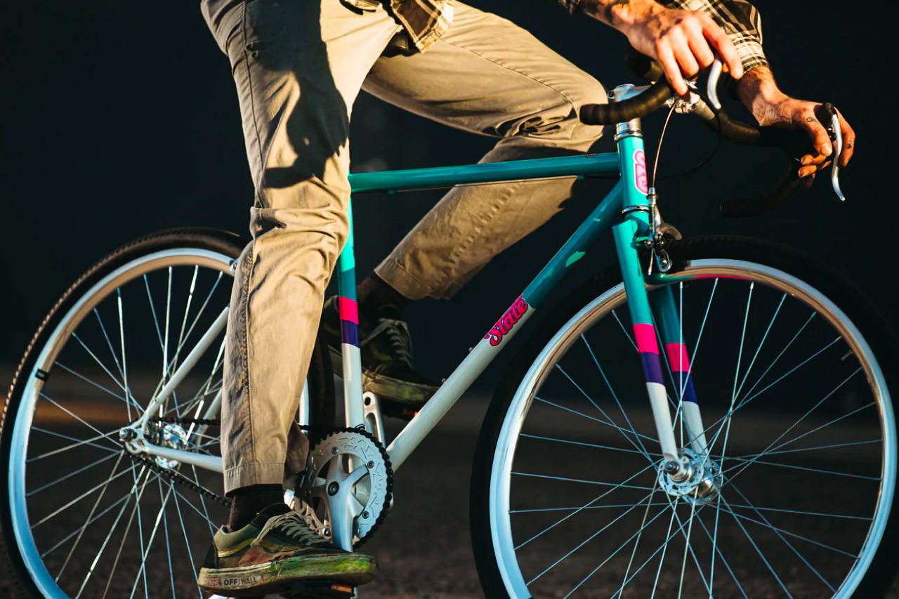 Bicicleta tracklocross 4130 Chromoly Windbreaker - Fijo y libre 7