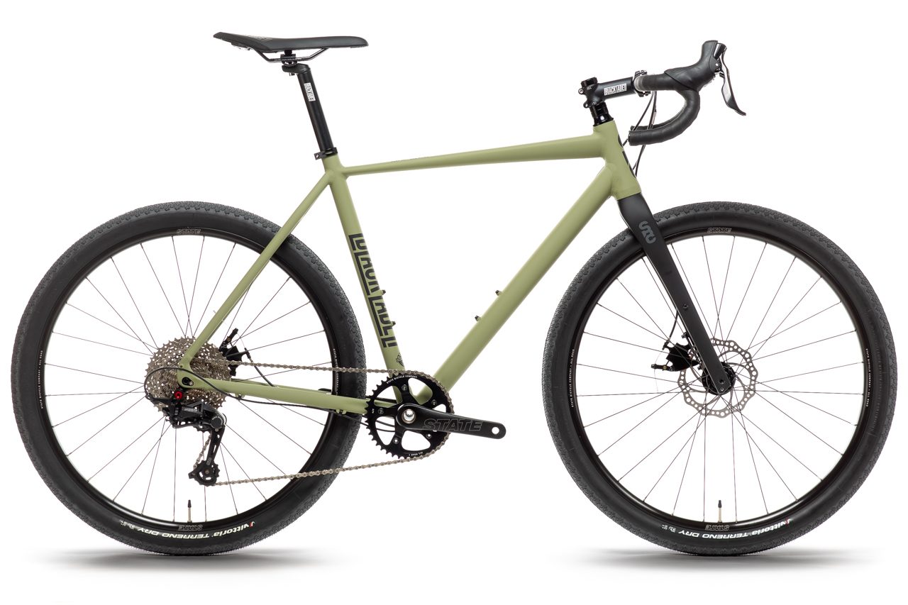 Bicicleta gravel 6061 All Road Matte Olive - 11 velocidades 5