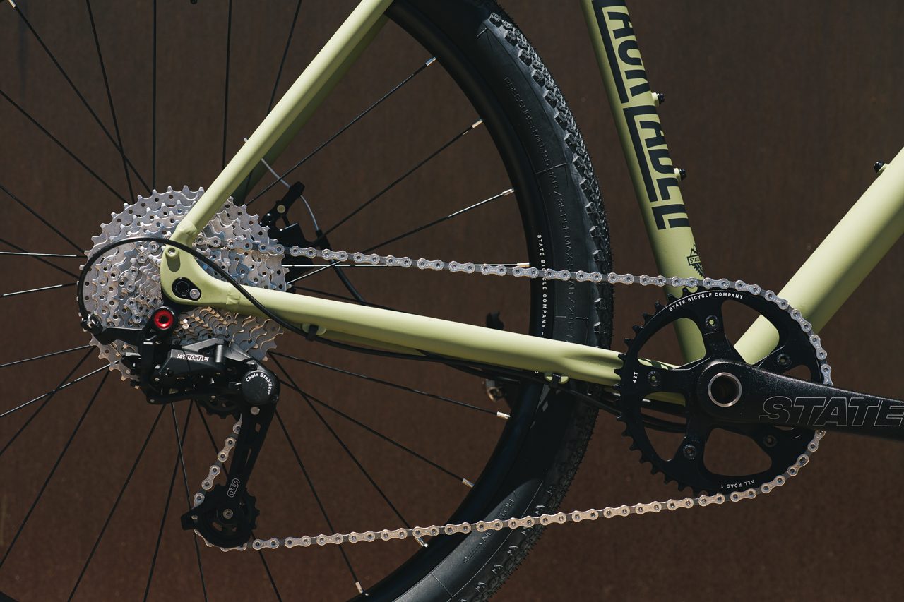 Bicicleta gravel 6061 All Road Matte Olive - 11 velocidades 12
