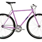 Bicicleta tracklocross 4130 Chromoly Purple - Fijo y libre - Miniatura 1