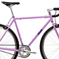 Bicicleta tracklocross 4130 Chromoly Purple - Fijo y libre - Miniatura 5