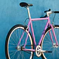 Bicicleta tracklocross 4130 Chromoly Purple - Fijo y libre - Miniatura 14