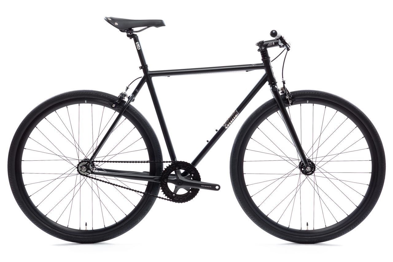 Bicicleta tracklocross 4130 Chromoly Black Mirror - Fijo y libre 1