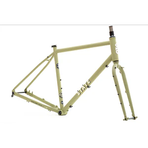 Frameset: marco y horquilla bicicleta gravel 4130 All Road - Matte Olive