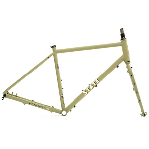 Frameset: marco y horquilla bicicleta gravel 4130 All Road - Matte Olive