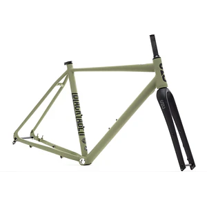 Frameset: marco y horquilla bicicleta gravel 6061 All Road - Matte Olive