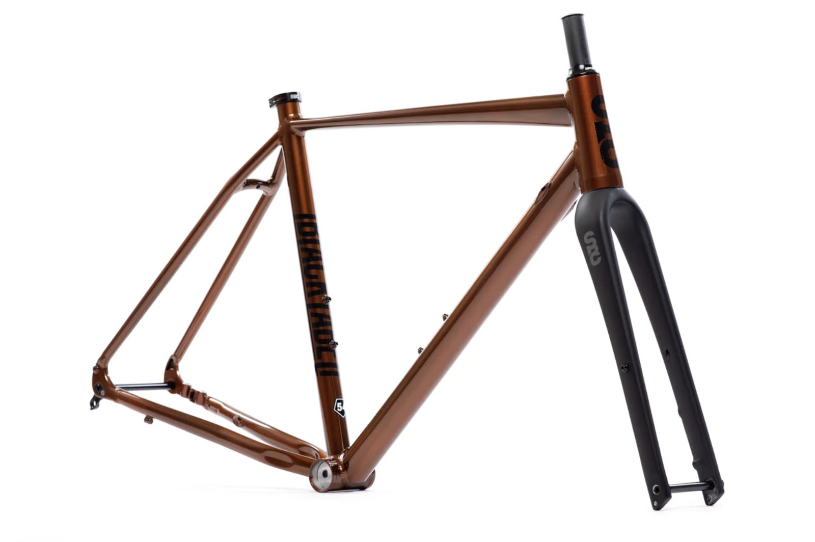 Frameset: marco y horquilla bicicleta gravel 6061 All Road - Copper 1