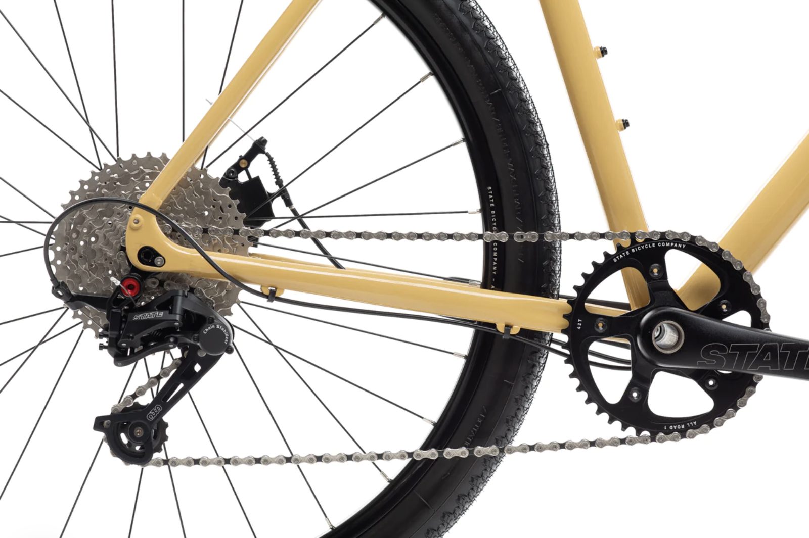 Bicicleta gravel 6061 All Road Dune Tan - 11 velocidades 3