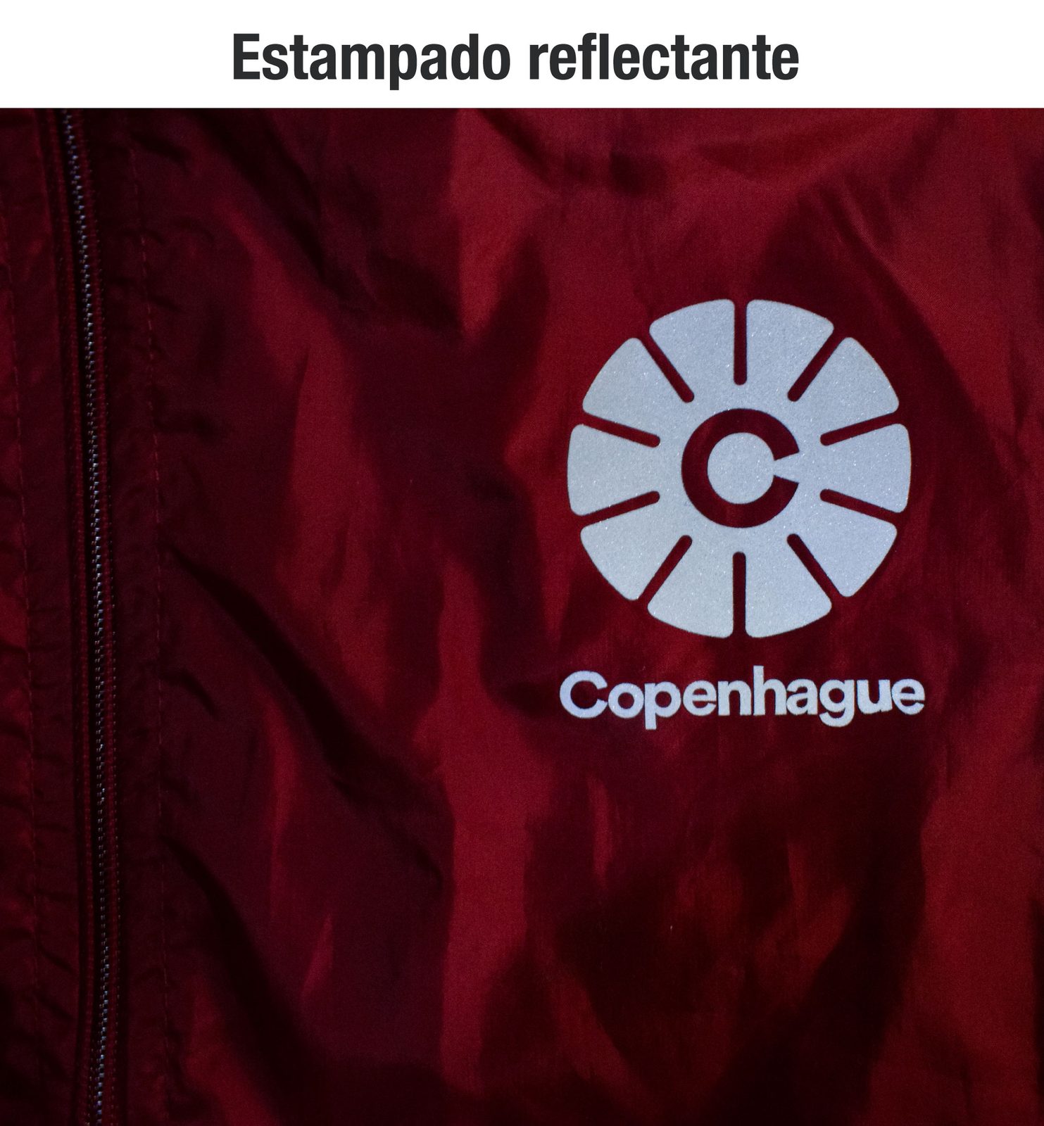 Cortaviento mujer Copenhague - Rojo 6