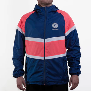 Cortaviento unisex Copenhague - Azul, fucsia