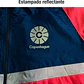 Cortaviento unisex Copenhague - Azul, fucsia - Miniatura 5