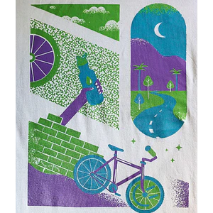 Polera urbana unisex Urban Soul por Sandrine Anne - Blanca
