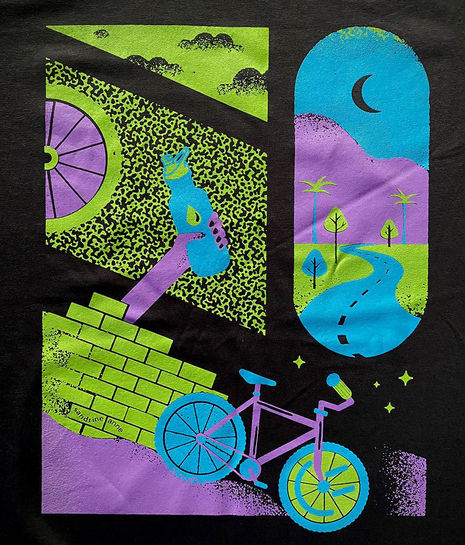 Polera urbana Soul por Sandrine Anne - Negra 1